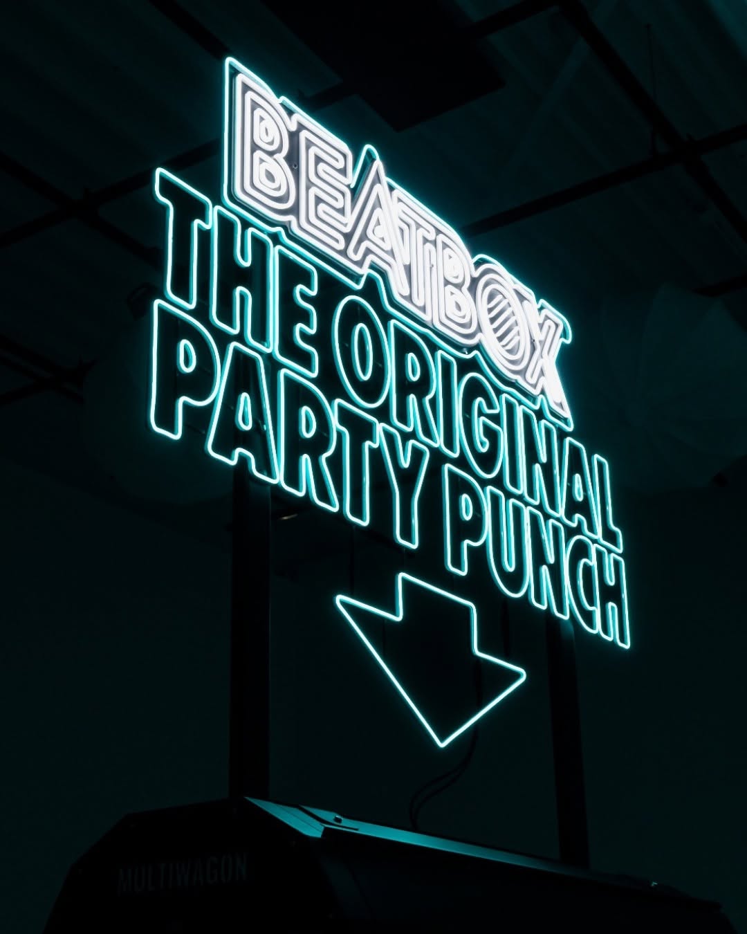 Handgemaakte neon oplichter