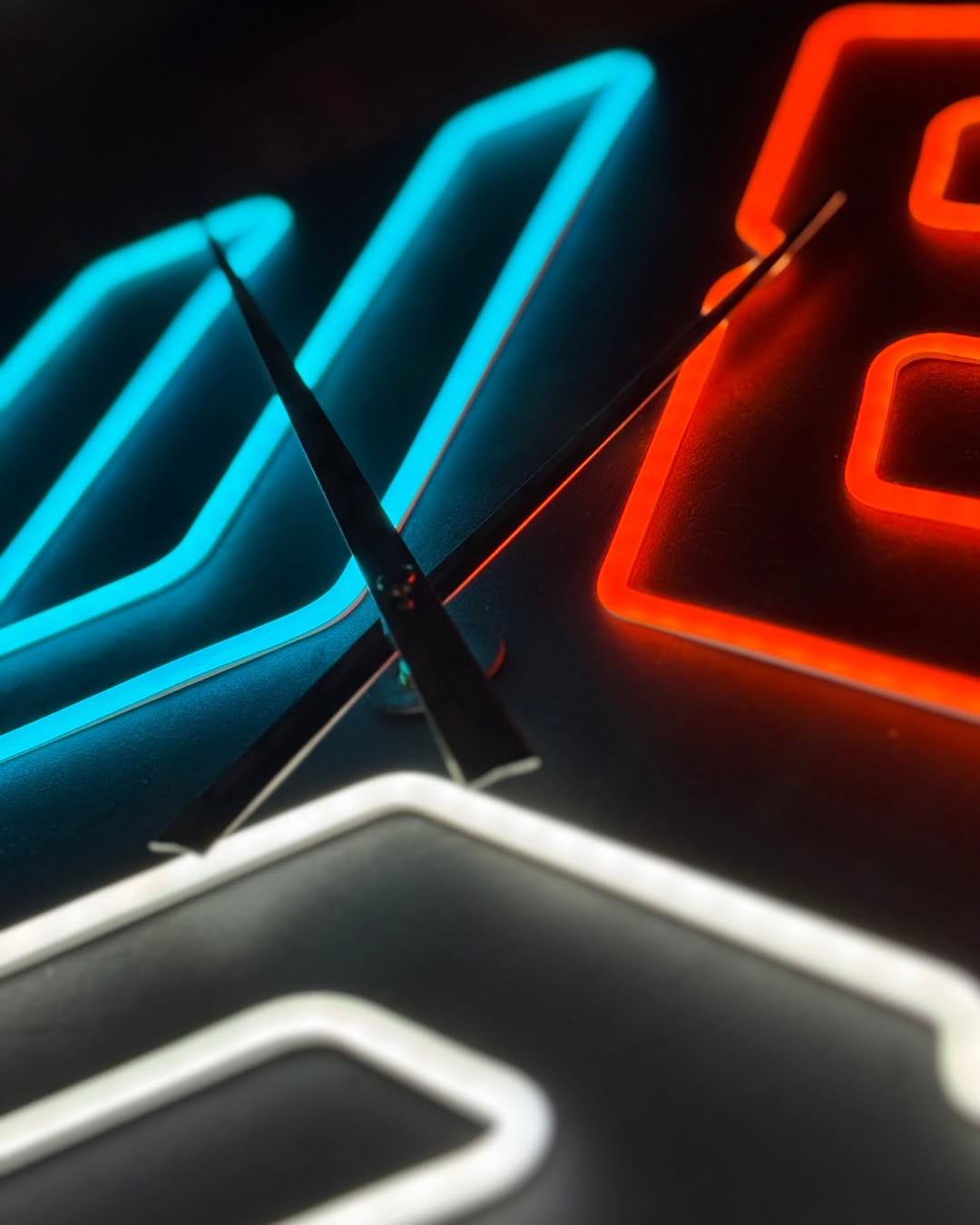 Handgemaakte neon oplichter